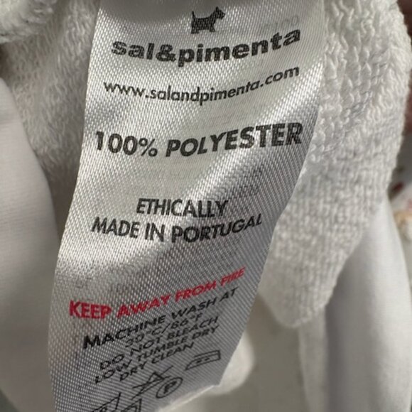 SAL & PIMENTA unisex Christmas Animals sweatshirt in white - Picture 4 of 5